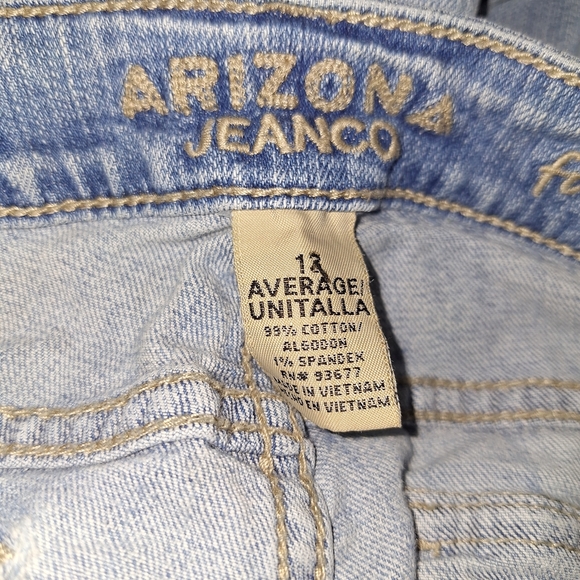 Arizona Jean Company Blue Flare Wide Leg Jeans - Picture 4 of 4